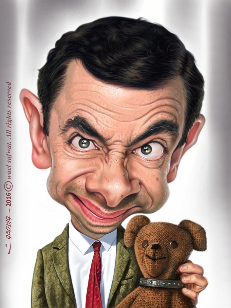 Шарж Мистер Бин