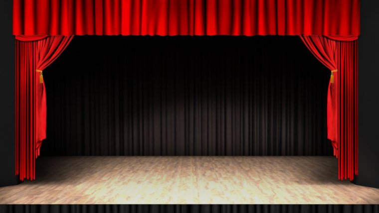 Занавес красный