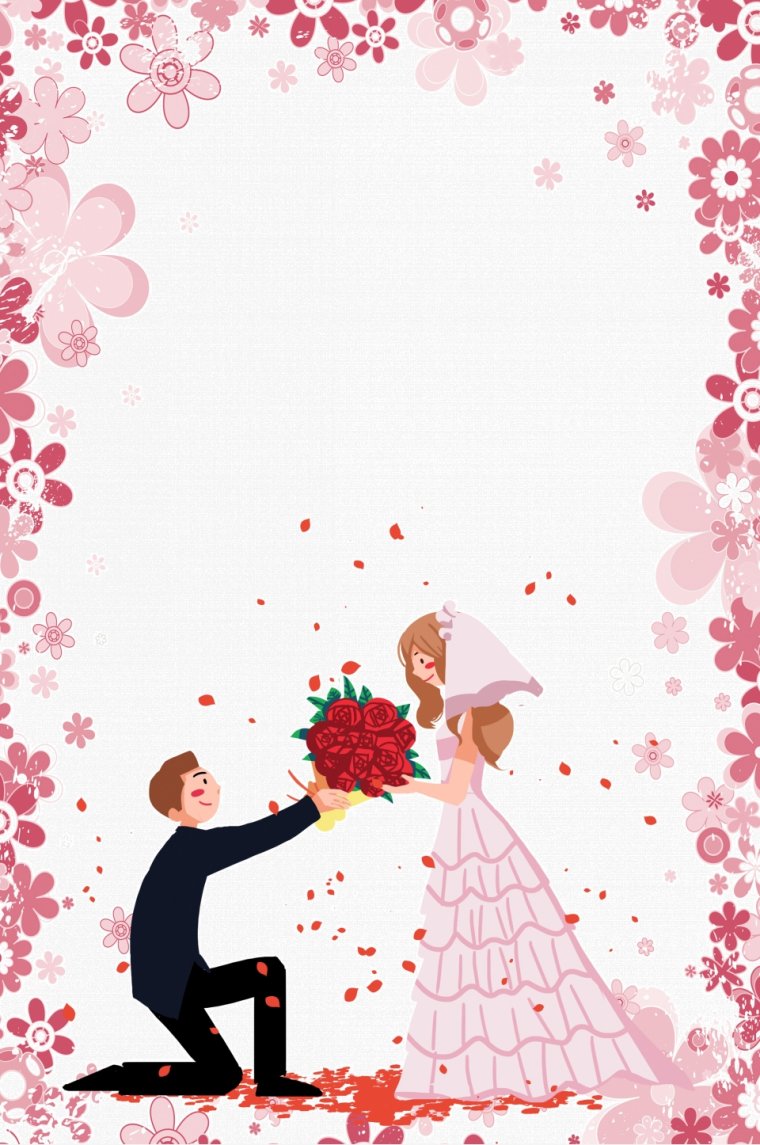 Фон для приглашения на свадьбу