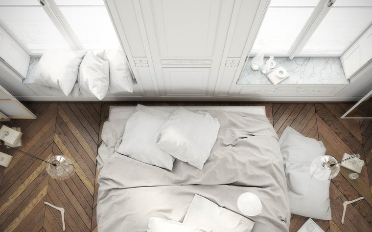 Спальная комната сверху