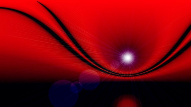 Черно красная абстракция