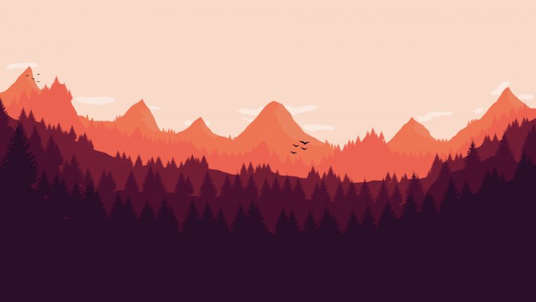 Firewatch горы
