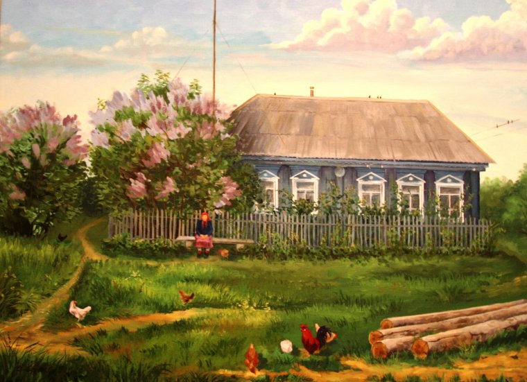 Деревенская живопись