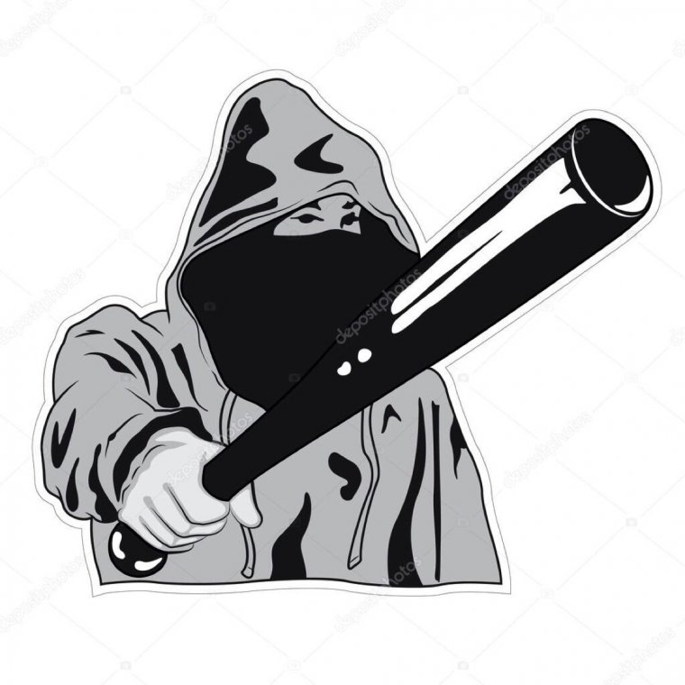 Бандит рисунок
