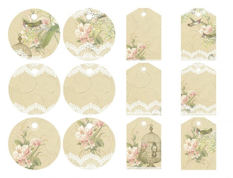 Бирки скрапбукинг