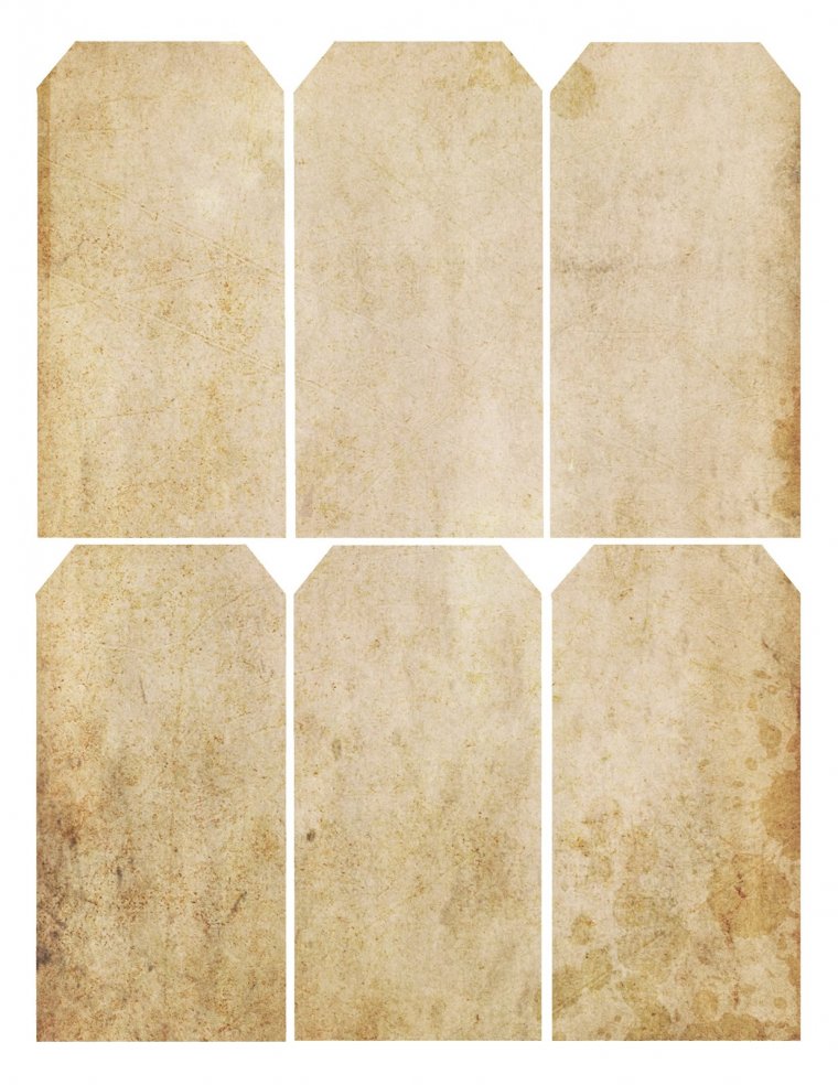 Состаренные этикетки