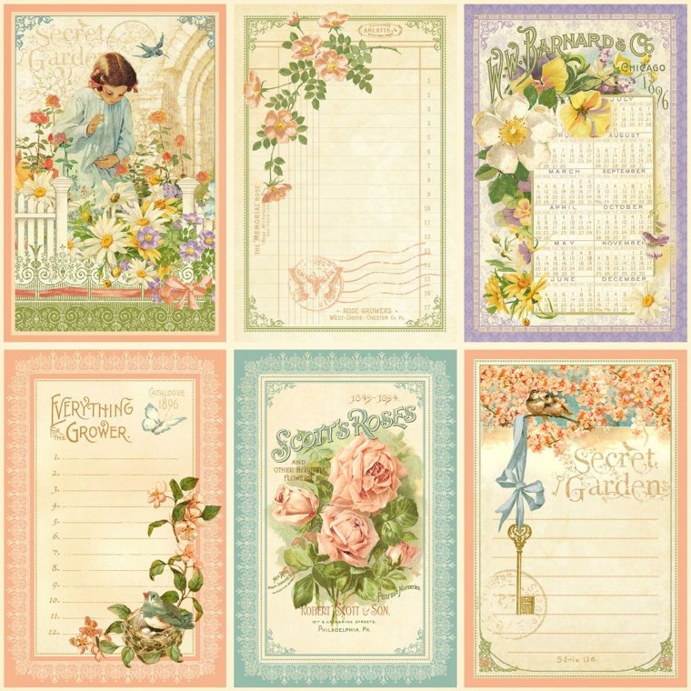 Листы для скрапбукинга