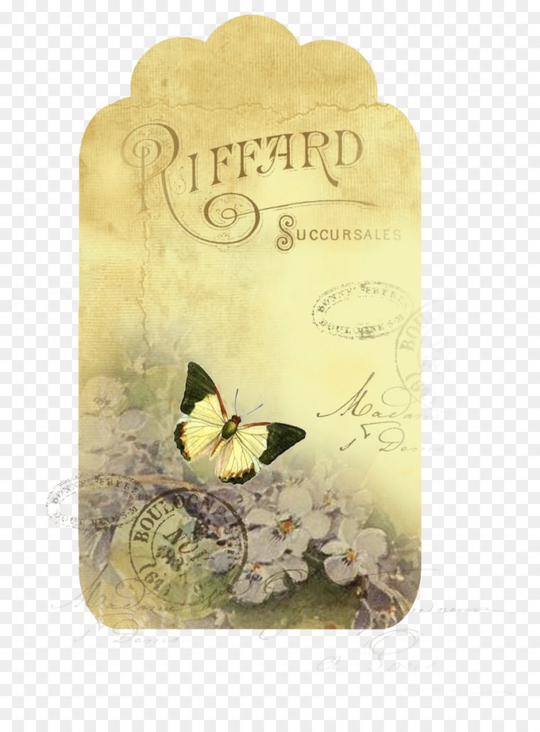 Винтажная бирка