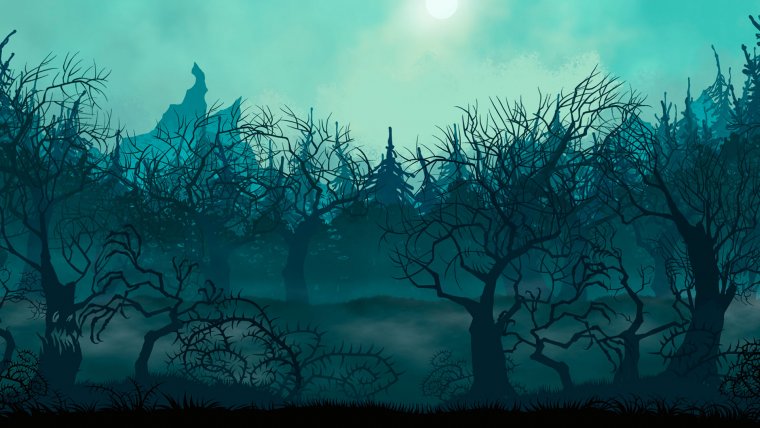 Страшный лес эстетика