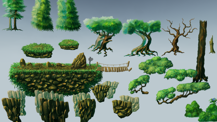 Ассеты для 2д игр