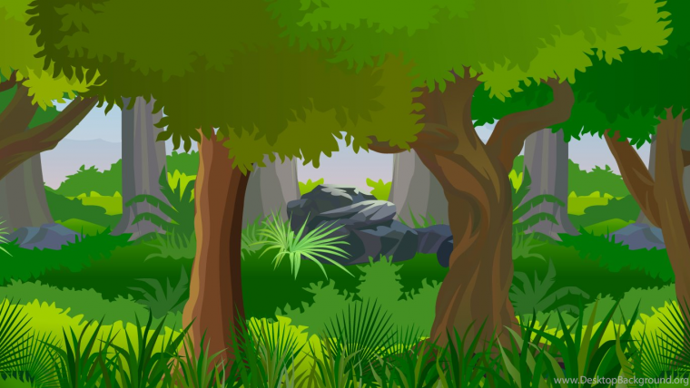 Мультяшный лес