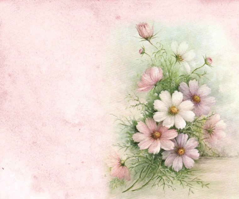 Акварельные цветы