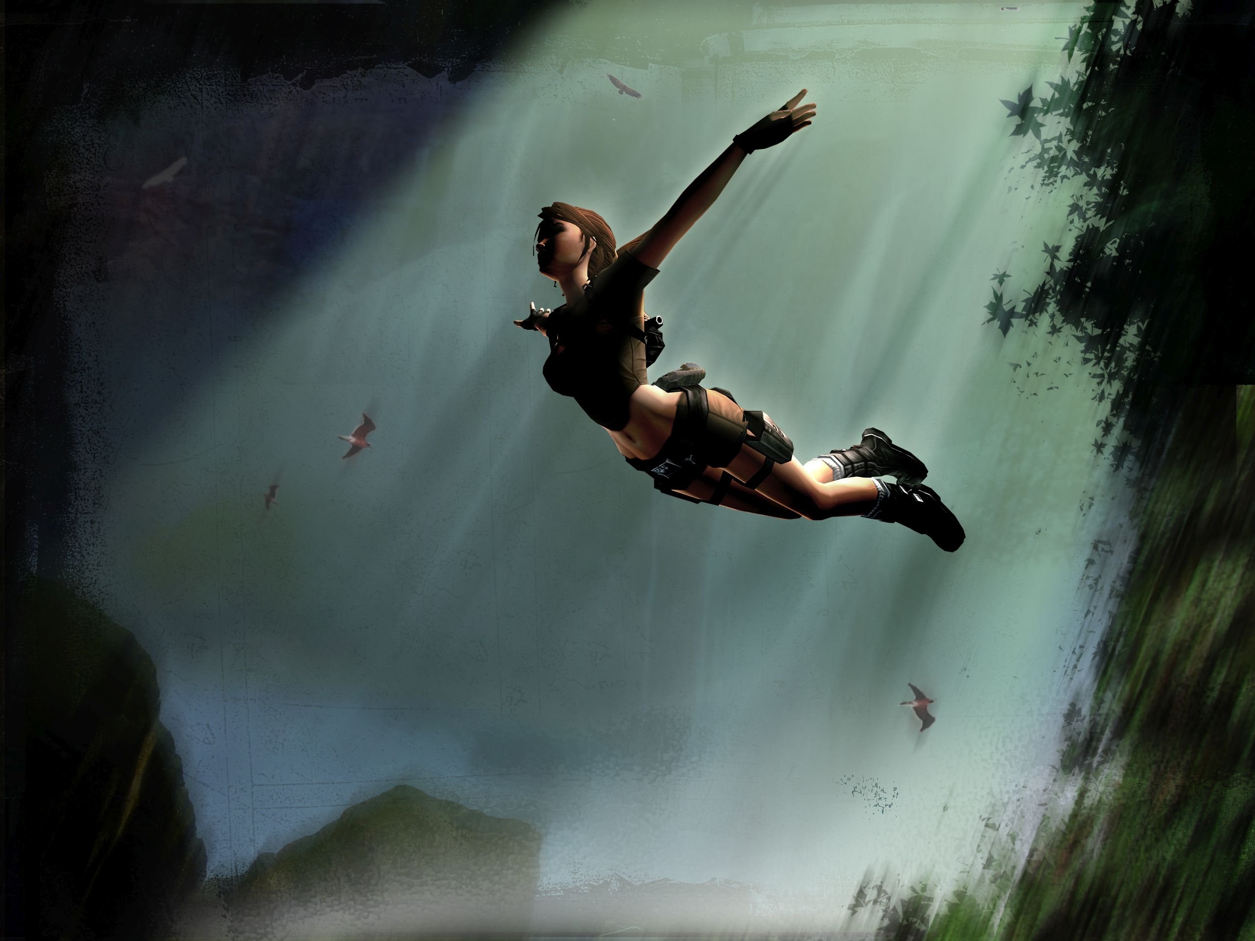 Играть падать в воду. Томб Райдер Legend. Tomb Raider Art.