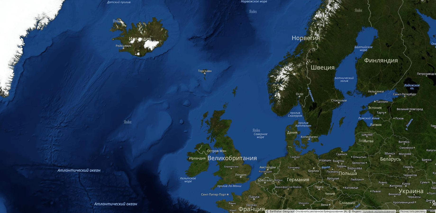 Исландия на карте мира (56 фото)