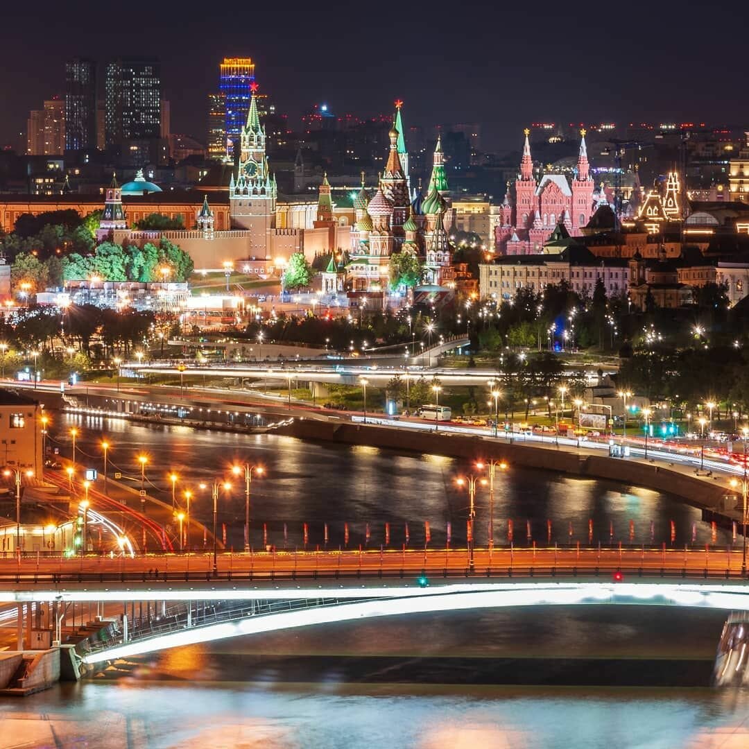 Столица в 2016 году. Москва. Центр столицы Москва. Ночная Москва. Красивые виды ночной Москвы.