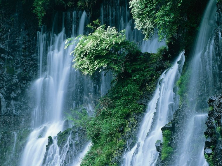 Живые водопады (44 фото)