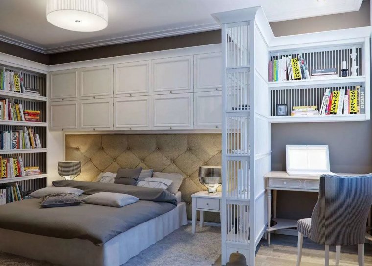 Просторная спальня