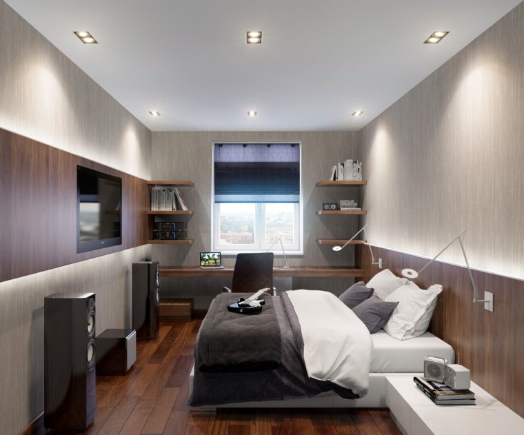 Письменный стол в спальне