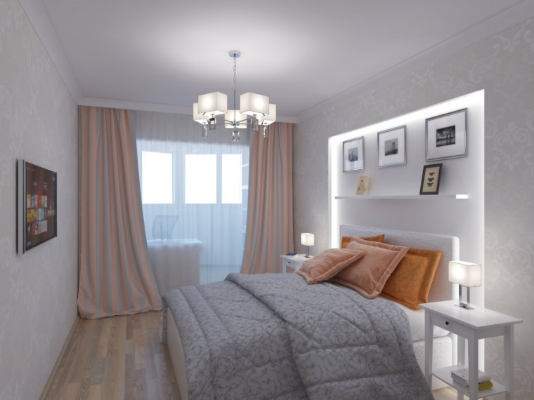 Женственная спальня