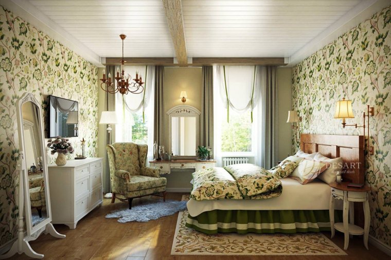 Комната Прованс для женщины