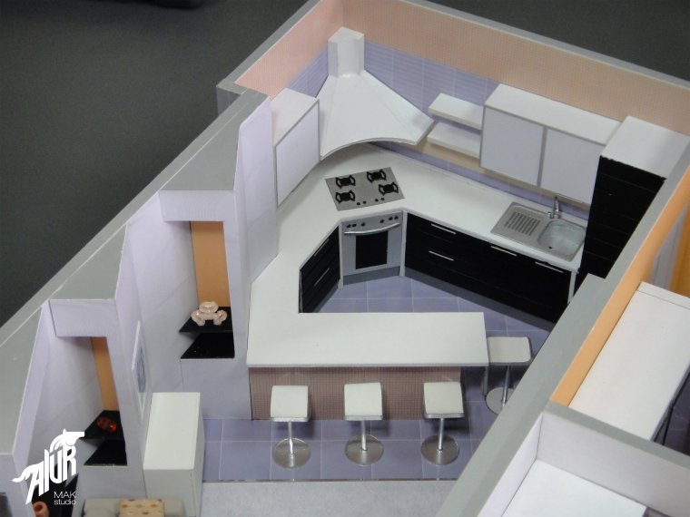 Проект кухня в коробке