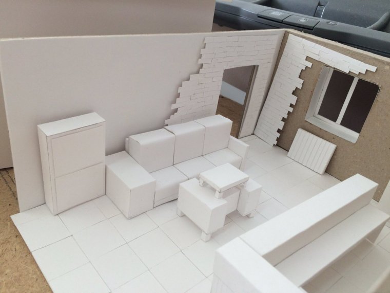 Макет интерьера