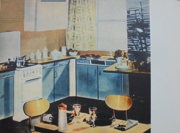 Советская кухня интерьер