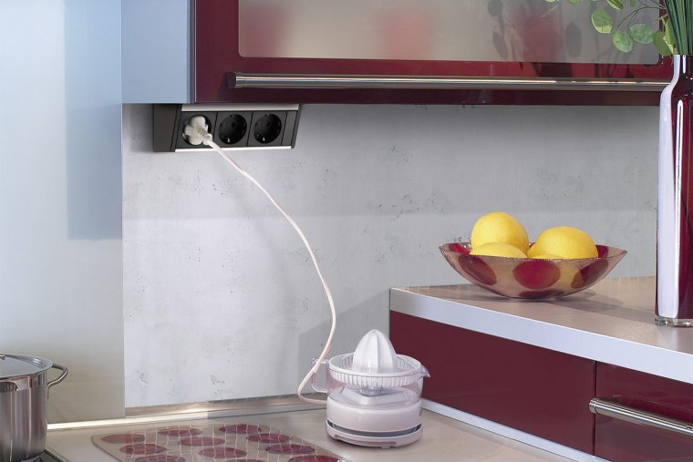 Розетки на кухне