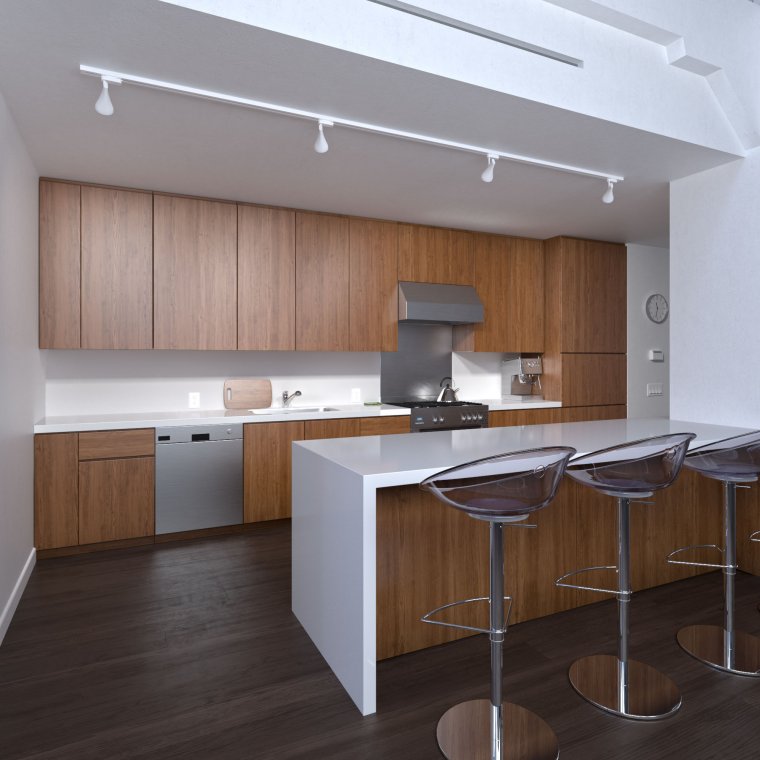 Трековые светильники в интерьере