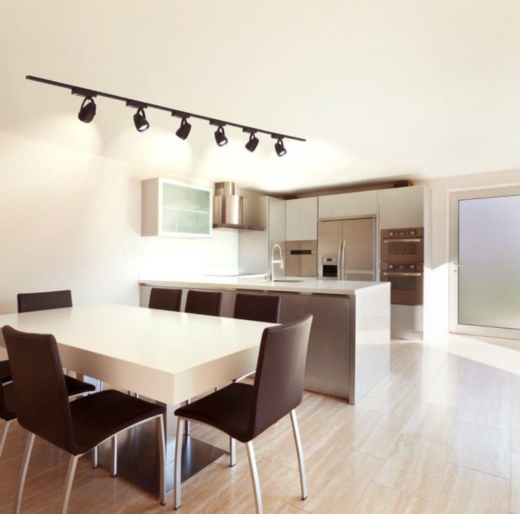 Треки в интерьере кухни