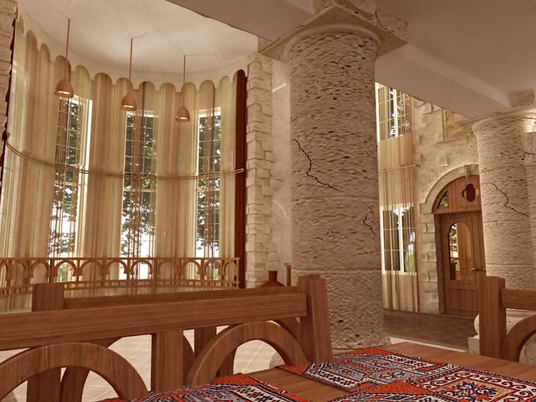 Дизайн армянского кафе