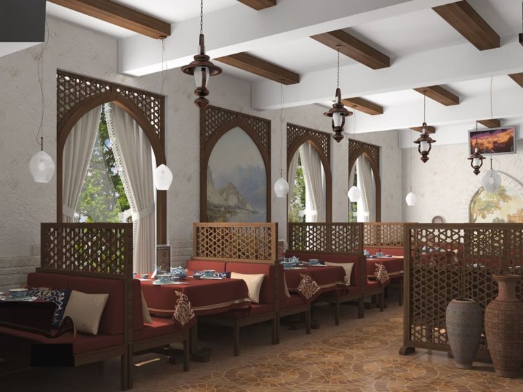 Чайхана пиала интерьер