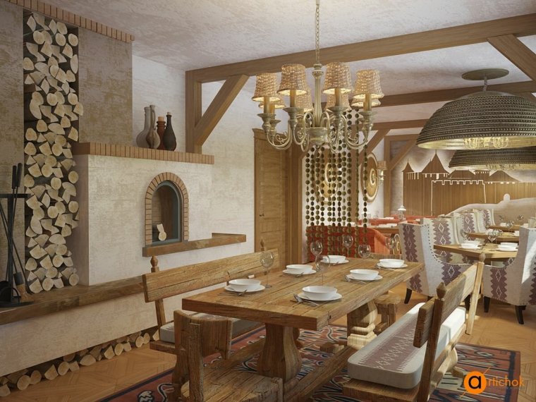 Интерьер в национальном стиле