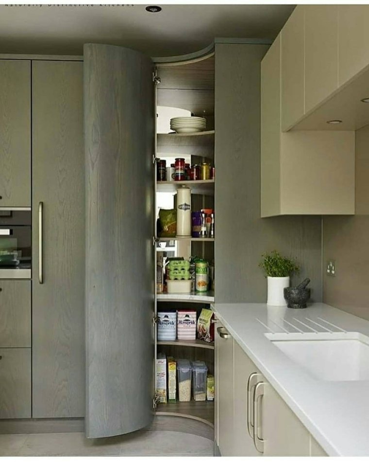 Угловой шкаф на кухню