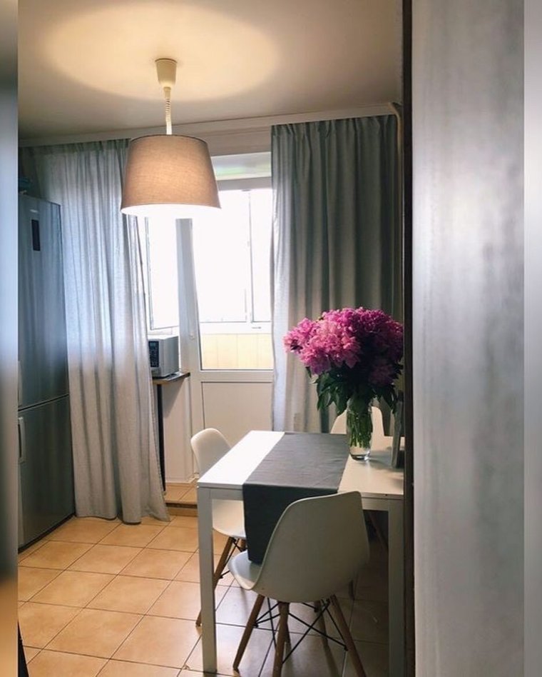 Стол на маленькой кухне хрущевка