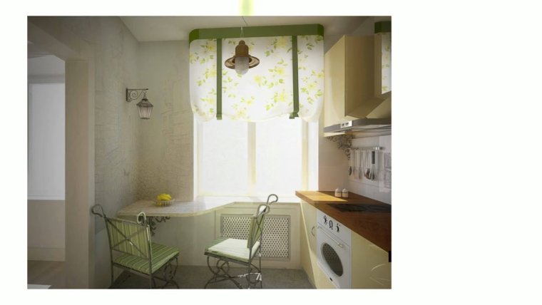 Небольшая барная стойка для кухни