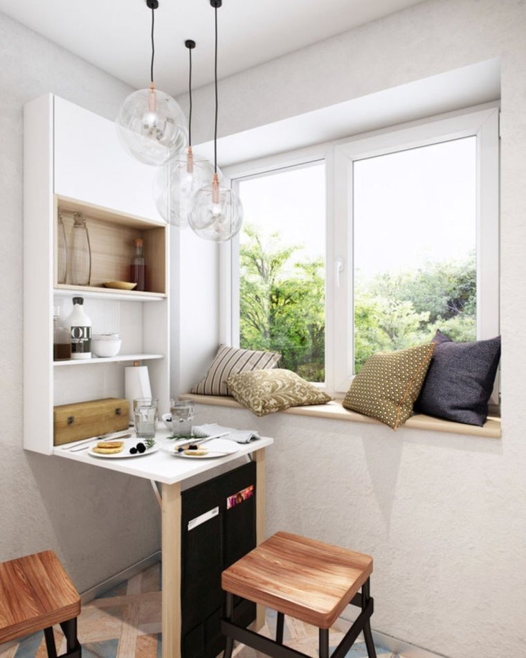 Кухонный уголок для маленькой кухни хрущевки