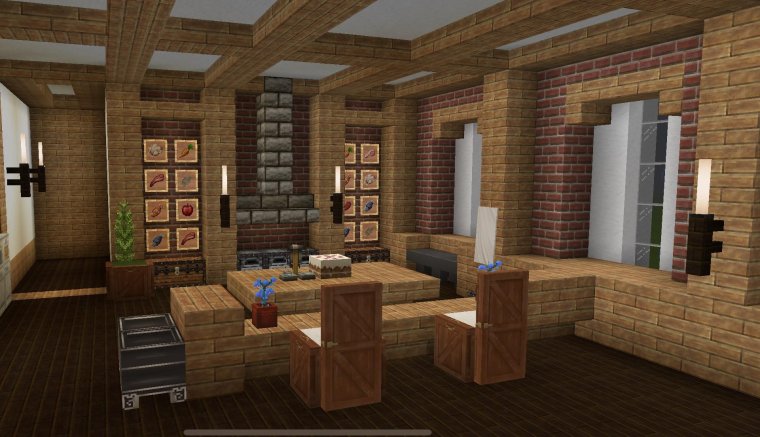 Интерьер для МАЙНКРАФТА