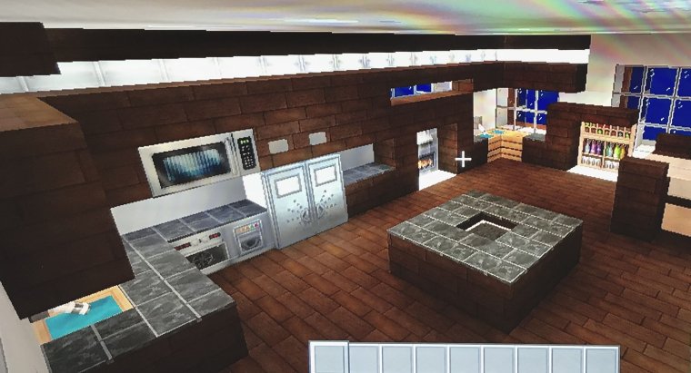 Красивая кухня в МАЙНКРАФТЕ без модов 1.12.2