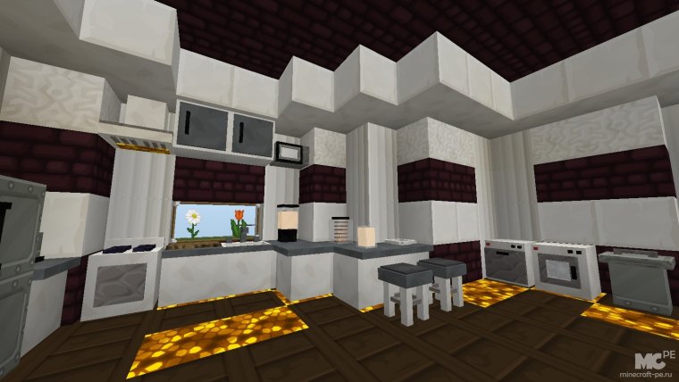 Мебель в МАЙНКРАФТЕ кухня