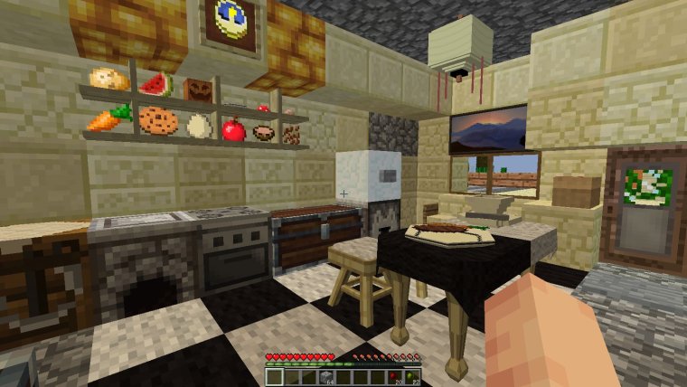 Кухня в майнкрафт 1.16