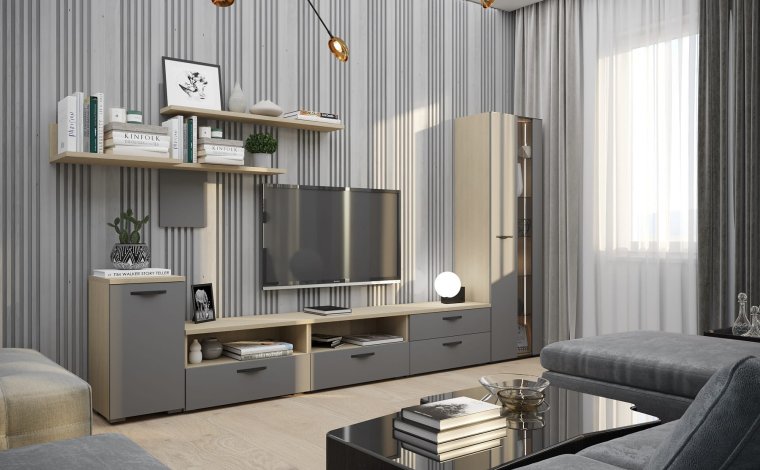 Буфет Roomers Lazurit белый
