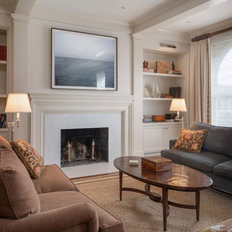 Расстановка мебели в длинной гостиной