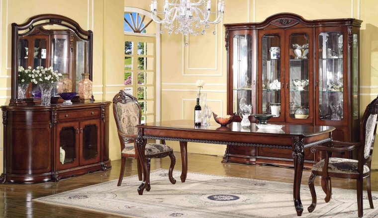 Темная мебель классика