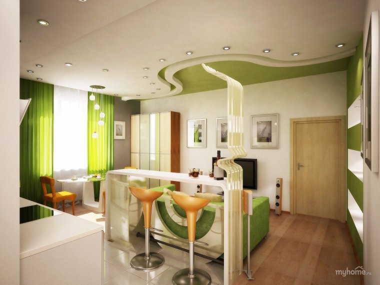 Интерьеры домов экономкласса
