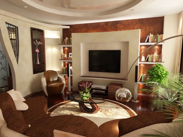 Гостиная в двухкомнатной квартире