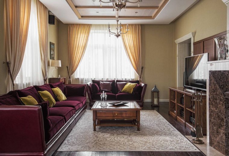 Обставить зал в частном доме