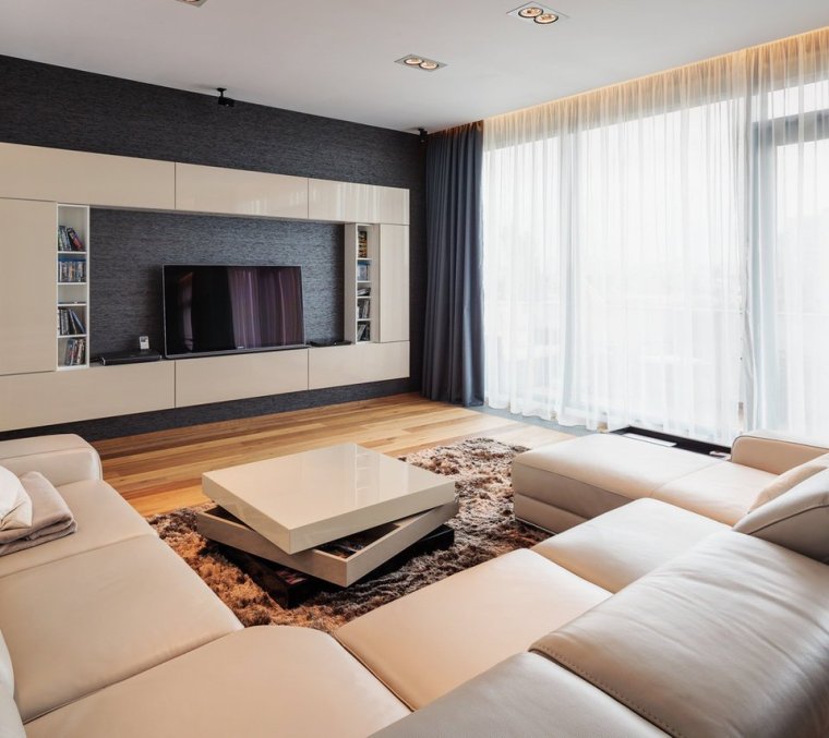 Интерьер зала в квартире