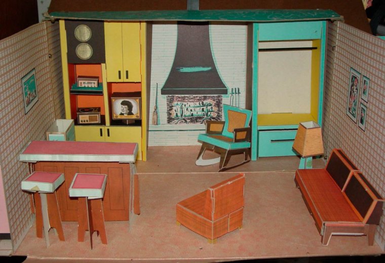 Мебель для кукольного домика из спичечных Коробков