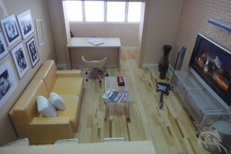 Макет комнаты отдыха